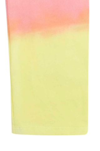 Legging met dip and dye motief- Poederroze