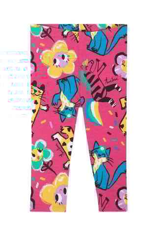 Legging Hip Hip Hooray! - Roze