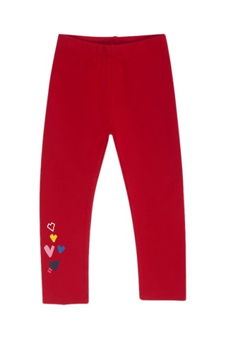 Fleece legging - Rood