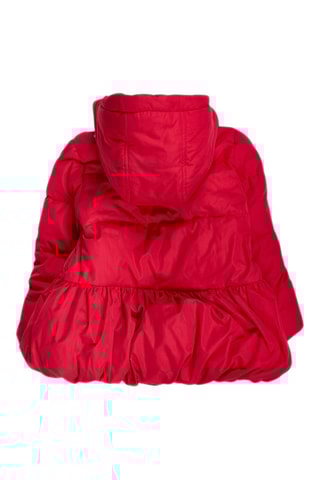 Gewatteerde Jas met Capuchon - Rood