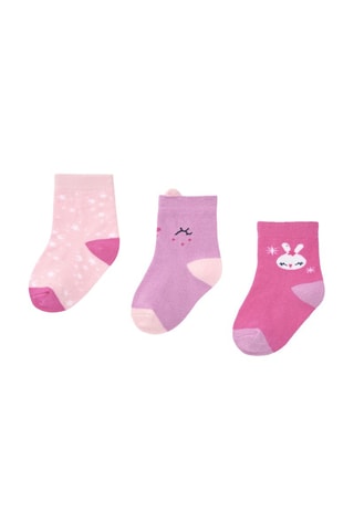 3 Paar Sokken - Roze