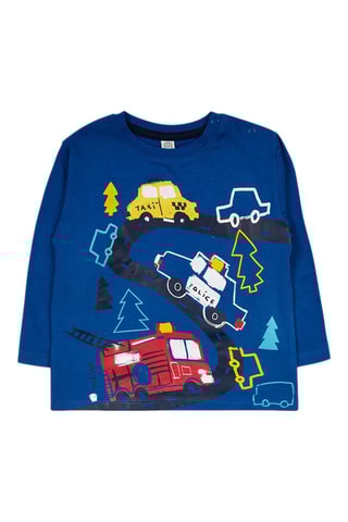 T-shirt - Indigoblauw