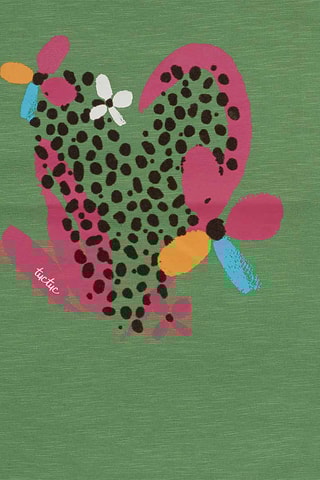 T-shirt - Gemêleerd Groen