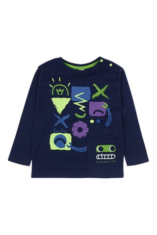 T-shirt - Marineblauw