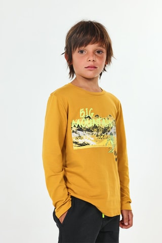 T-shirt - Geel