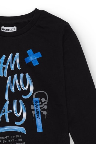 T-shirt - Zwart