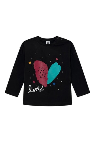T-shirt - Zwart