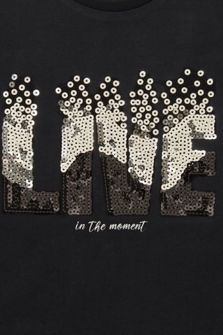 T-shirt - Zwart