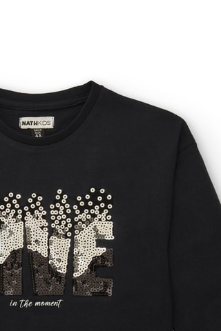 T-shirt - Zwart
