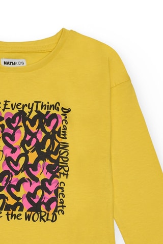 T-shirt - Geel
