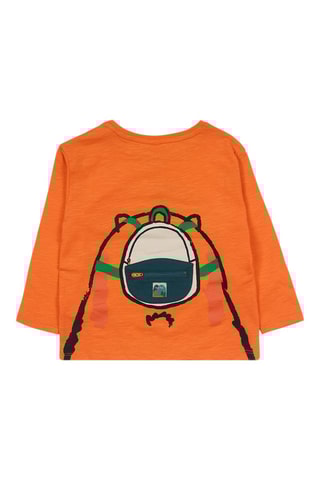 T-shirt - Gemêleerd Oranje