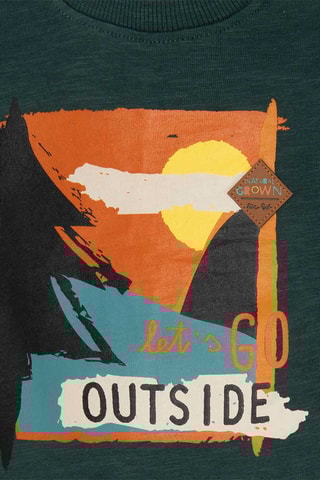 T-shirt - Donkergroen