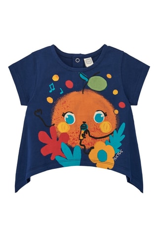 T-shirt - Marineblauw