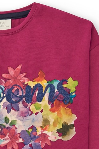 T-shirt - Bordeauxrood