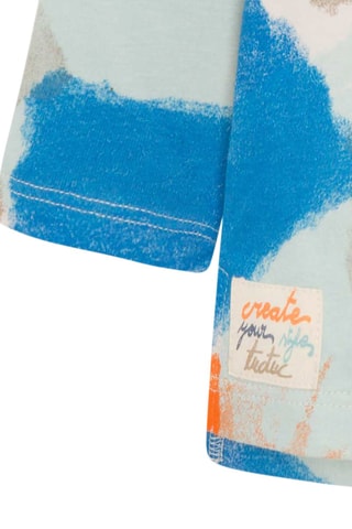 T-shirt Tie and Dye - Donkerblauw