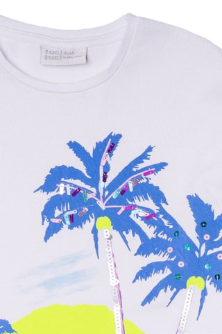 T-shirt Malibu - Wit