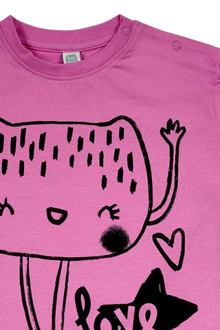 T-shirt Big Hugs - Fuchsia