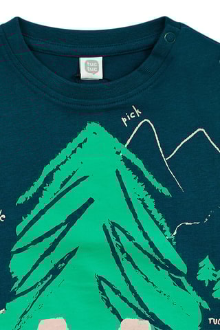 T-shirt Treking Time - Groen
