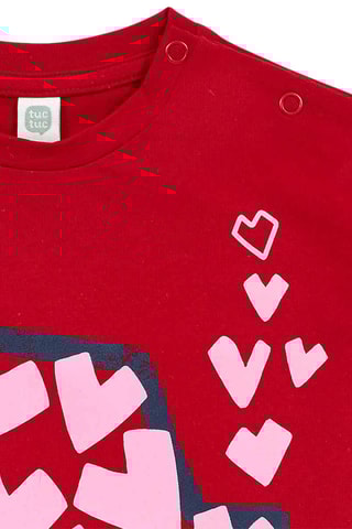 T-shirt Road To Adventure - Rood