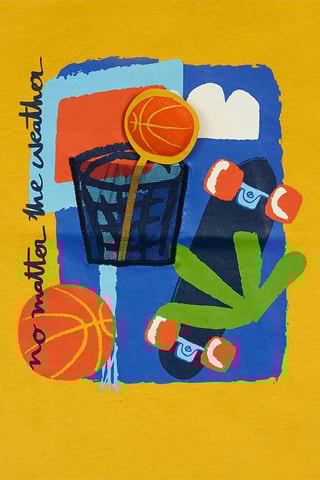 T-shirt Park Life - Oranje