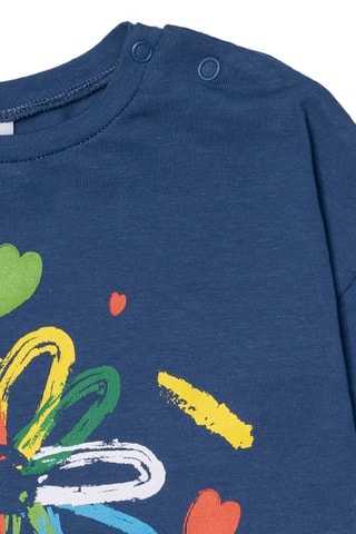 T-shirt Holidays - Marineblauw