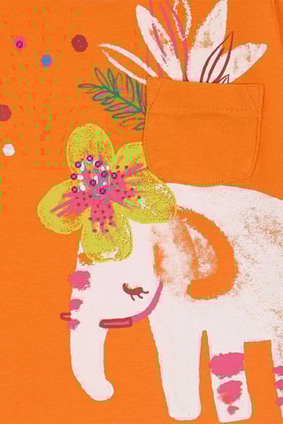T-shirt Eco  Safari - Oranje