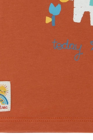 T-shirt Smile Today - Oranje