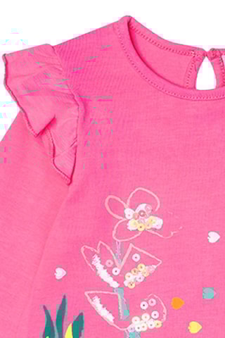 T-shirt Seashell - Roze