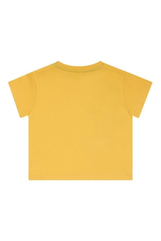 T-shirt Hip Hip Hooray! - Geel