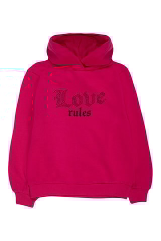 Sweater met Capuchon - Fuchsia