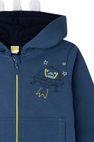 Sweater met Capuchon - Marineblauw