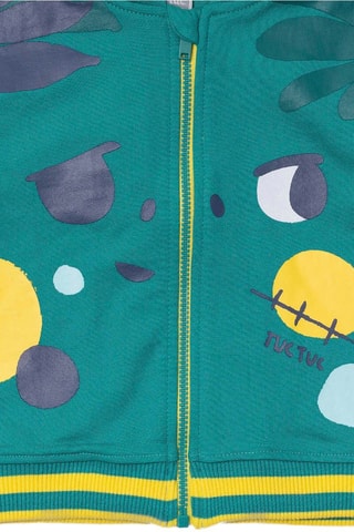 Sweater met capuchon Treasure Island - Groen