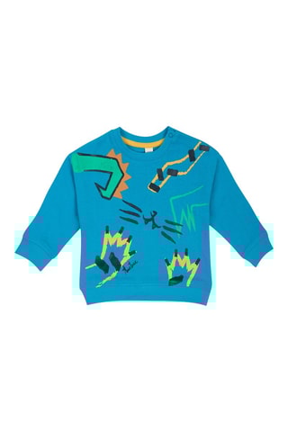 Sweater Hip Hip Hooray! - Kobaltblauw