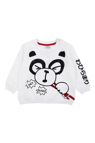 Sweater Hey Sushi - Wit