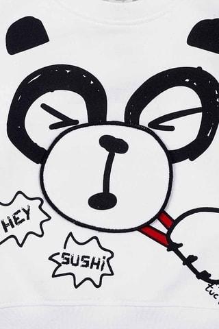 Sweater Hey Sushi - Wit