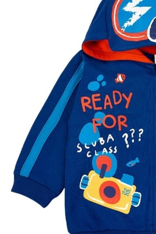 Sweater met Capuchon Salty Air - Marineblauw