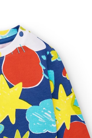Sweater Run Sing Jump - Kobaltblauw