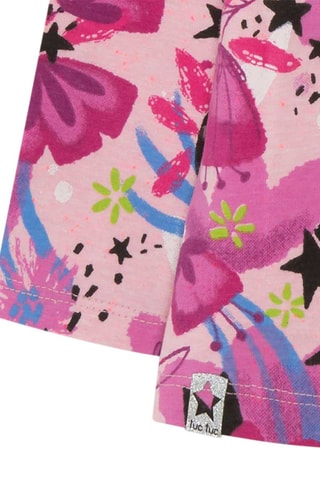 T-shirt en Spijkersjurk - Donkergrijs en Roze