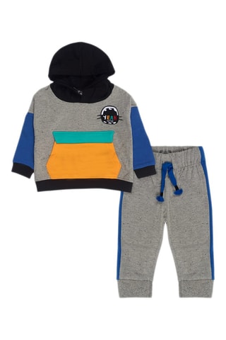 Sweater met Capuchon en Joggingbroek - Grijs