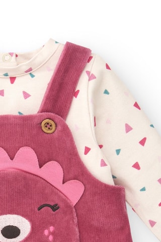 T-shirt en Tuinjurk - Roze