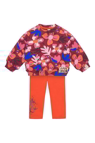 Sweater en Legging - Bordeauxrood