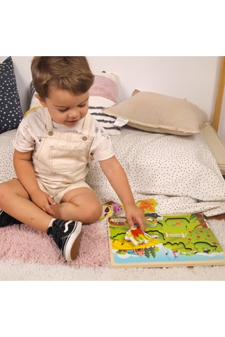 Puzzle animais da quinta em madeira - 6 peças - A partir dos 18 meses