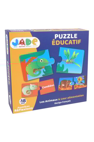 Puzzle les animaux et leur alimentation - 20 pièces - Dès 18 mois 