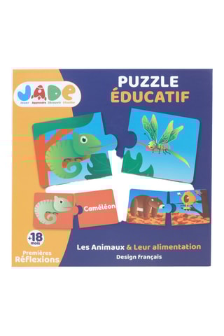 Puzzle les animaux et leur alimentation - 20 pièces - Dès 18 mois 