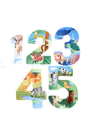 Puzzle números - 16 peças - A partir dos 2 anos