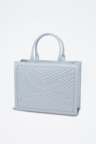 Mala shopper de couro Une Femme dans la ville - Azul-celeste