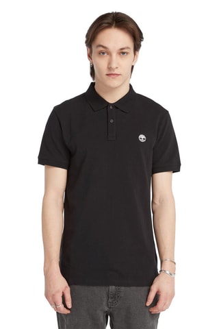Polo Slim Oyster River - Zwart
