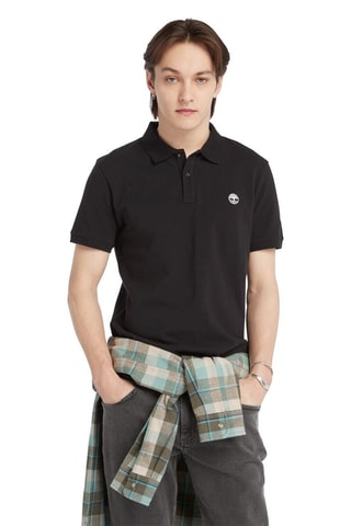 Polo Slim Oyster River - Zwart