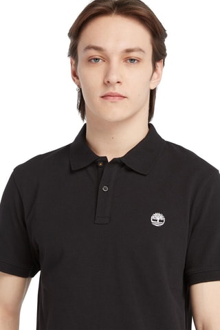 Polo Slim Oyster River - Zwart