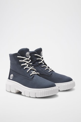 Hoge platform gympen - Donkerblauw